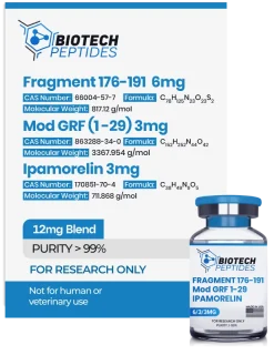 Fragment 176-191 & Mod GRF 1-29 & Ipamorelin Blend (12mg)
